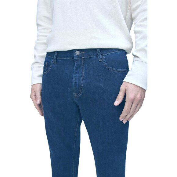 WARP + WEFT AMS Amsterdam Slim Fit Jeans in Midnight Wash Size 30x30 - Picture 1 of 9